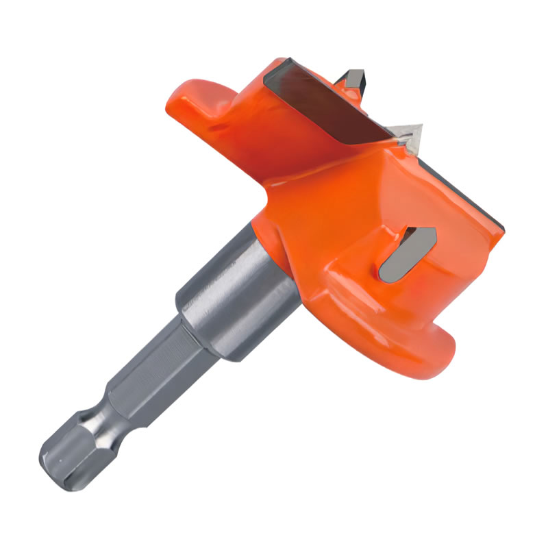 Multi functional siamese hinge hole saw