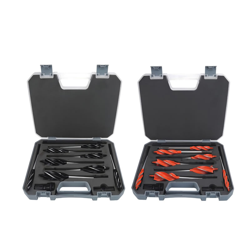 Four flute wood auger drill bit 11pcs set