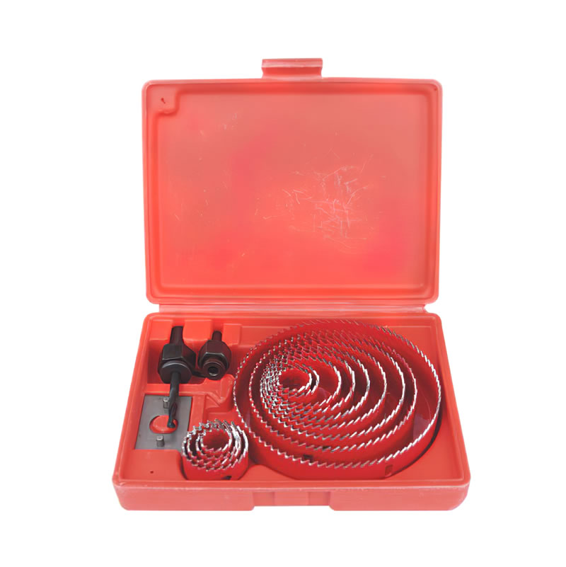 Professional level sheet wood hole saw set