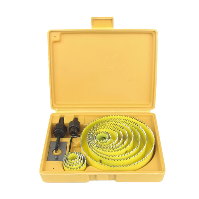 Mid-range sheet wood hole saw set