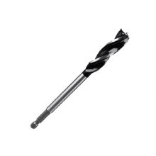 TCT Three flute wood auger drill bit（Sharp tip）