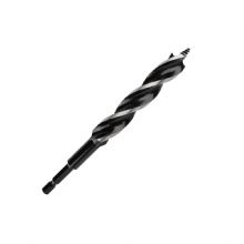 Three flute wood auger drill bit
